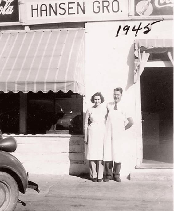 Hansen Grocery storefront
